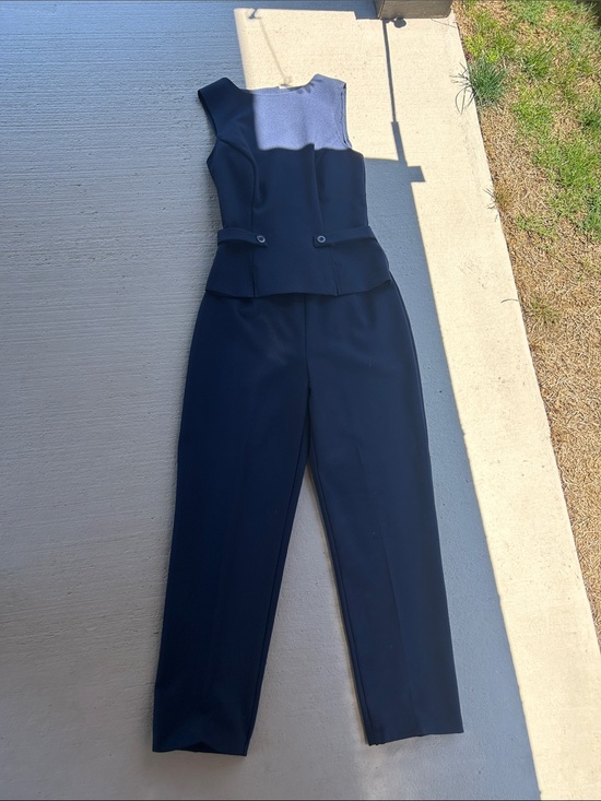 City Triangles Pants - Women's Navy Suit set